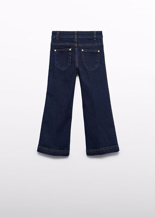 Pantalone denim palazzo bambina Abel&Lula 5722