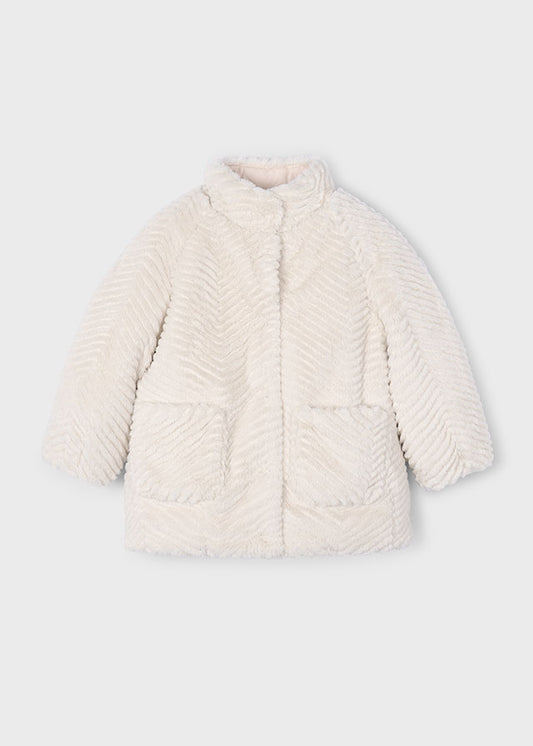 Cappotto pellicciotto bambina Mayoral 4441