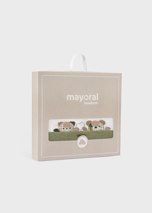 Copertina con motivo per neonata Mayoral Newborn 9958