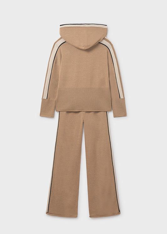 Completo pantalone e maglione cappuccio ragazza Mayoral 7585