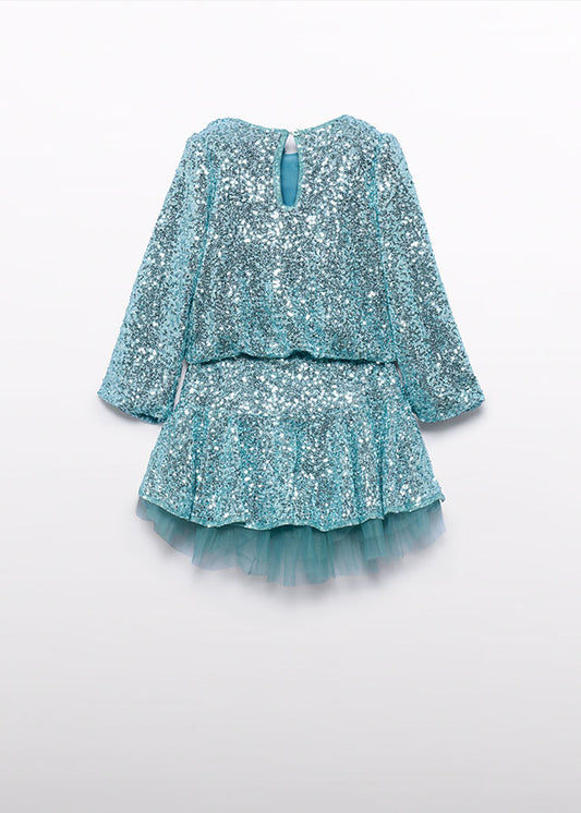 Completo gonna lustrini bambina Abel&Lula 5542