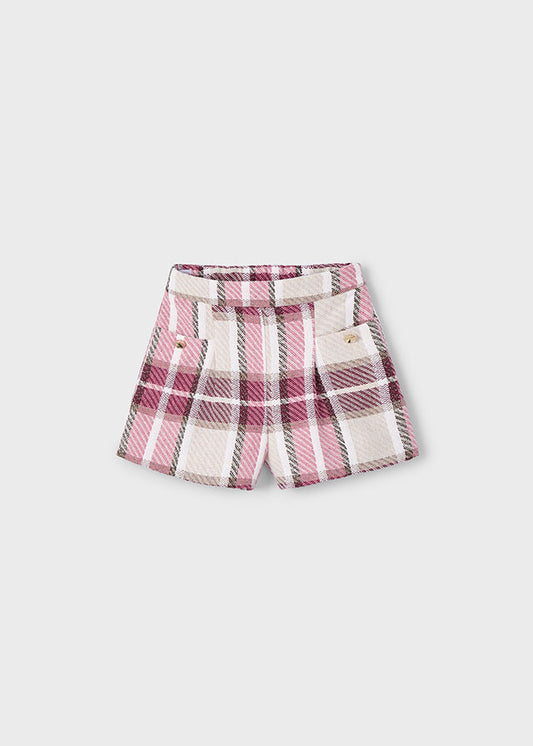 Bermuda a quadri bambina Mayoral 4225