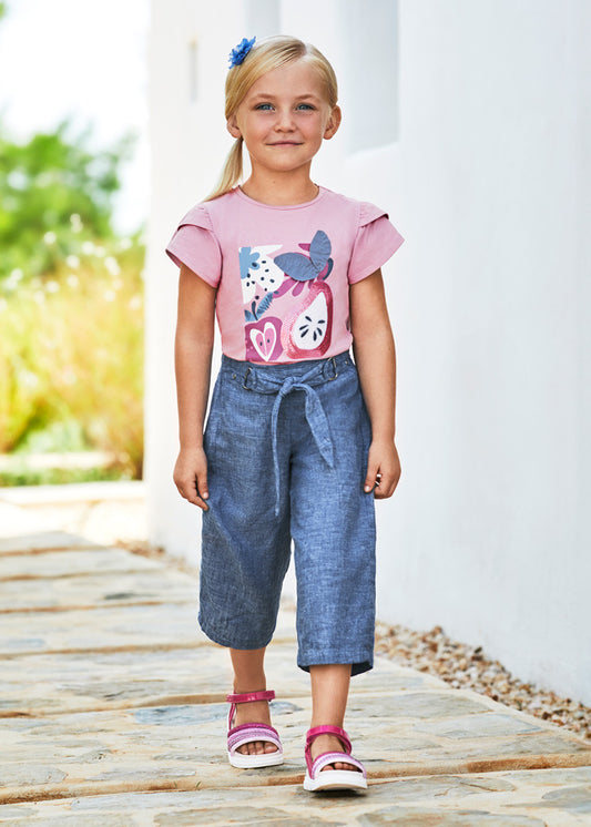 Pantalone lungo lino Mayoral bambina 3532