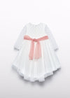 Abito tulle ricamo neonata Abel&Lula 5501