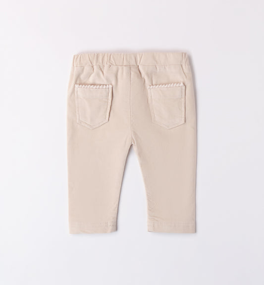 Pantalone con fiocco per neonata Minibanda 3A722