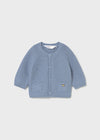Cardigan girocollo in tricot per neonato Mayoral Newborn 2337