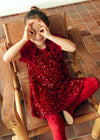 Abito lustrini e tulle bambina Abel&Lula 5529