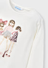 Maglietta con bambole bambina Mayoral 4011