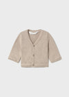 Cardigan con collo a V in tricot per neonato Mayoral Newborn 1392