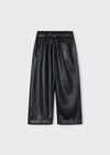 Pantalone similpelle con cintura bambina Mayoral 4574