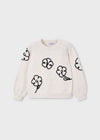 Maglione con fiori bambina Mayoral 4308