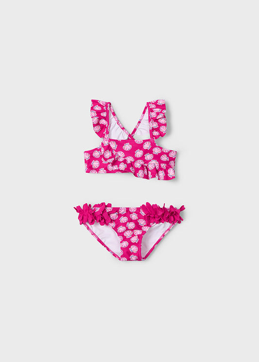 Bikini stampa volant bambina Mayoral 3714