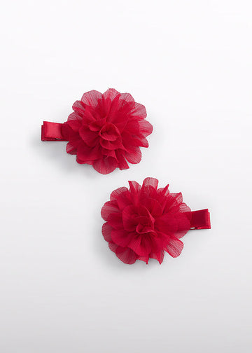 Set 2 fermagli chiffon fiori neonata
Abel&Lula 5967