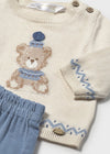 Completo pantalone lungo e maglia per neonato Mayoral Newborn 2580