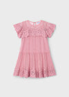 Abito tulle ricamo per bambina Mayoral 3909