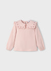 Blusa collo con volant bambina Mayoral 4134