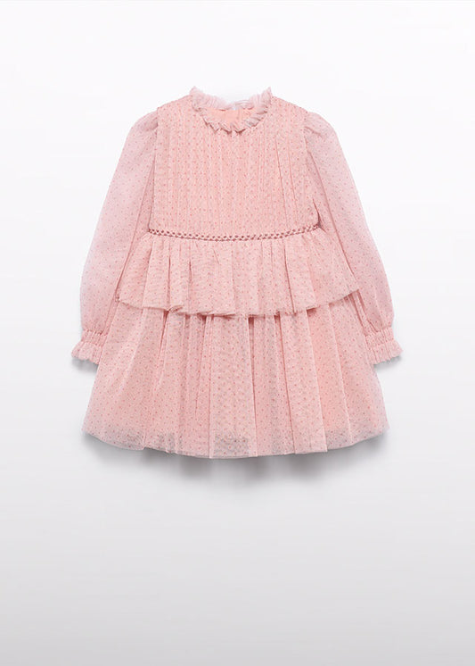 Abito tulle glitter bambina Abel&Lula 5532
