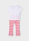 Completo leggings a campana e maglietta per bambina Mayoral 3709