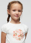 Completo t-shirt e gonna in tulle Mayoral bambina 3953