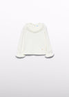 Maglia colletto plissettato neonata Abel&Lula 5670