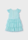 Abito tulle plissettato bambina Mayoral 3912