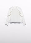 Blusa plumetis volant bambina Abel&Lula 5615