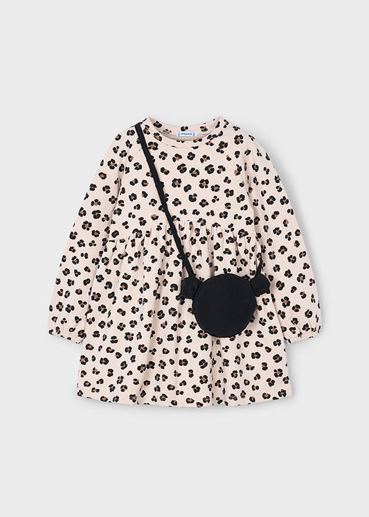 Vestito felpa con borsa bambina Mayoral 4926