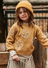 Maglione con fiori bambina Mayoral 4308