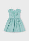 Abito con retro in tulle ricamato Mayoral bambina 3913