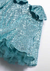 Completo gonna lustrini bambina Abel&Lula 5542