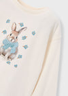 Maglietta serigrafia bambina Mayoral 4009