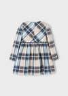 Vestito quadri velluto bambina Mayoral 4924