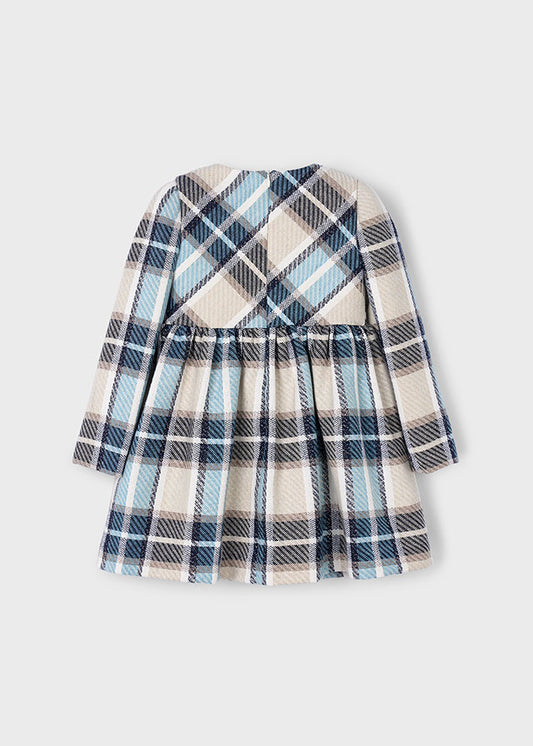 Vestito quadri velluto bambina Mayoral 4924