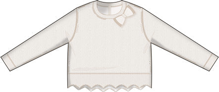 Pullover da bambina in tricot Sarabanda 0A209