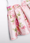 Vestito mikado combinato per neonata Abel&Lula 5030
