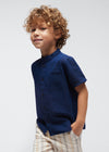 Camicia lino con colletto alla coreana bambino Mayoral 3113