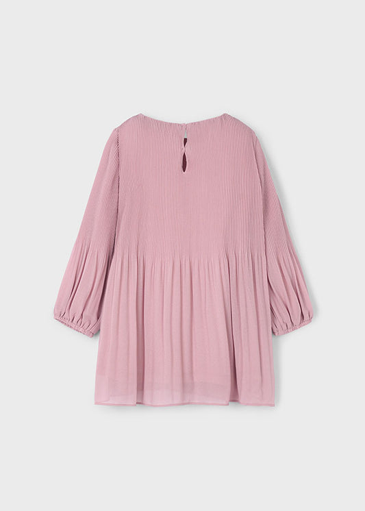 Vestito chiffon plissettato bambina Mayoral 4922