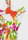 Vestito fiori con fiocco Mayoral bambina 3919