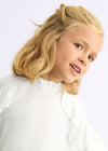 Blusa plumetis volant bambina Abel&Lula 5615