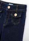 Pantalone denim palazzo bambina Abel&Lula 5722