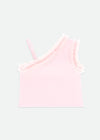 Reese One Shoulder Top Pale Pink Angel's Face