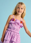 Blusa stampata volant per bambina Mayoral 3186