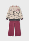 Completo pantalone e maglione bambina Mayoral 4583