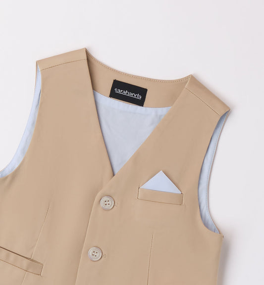 Gilet bambino cerimonia Sarabanda 08019