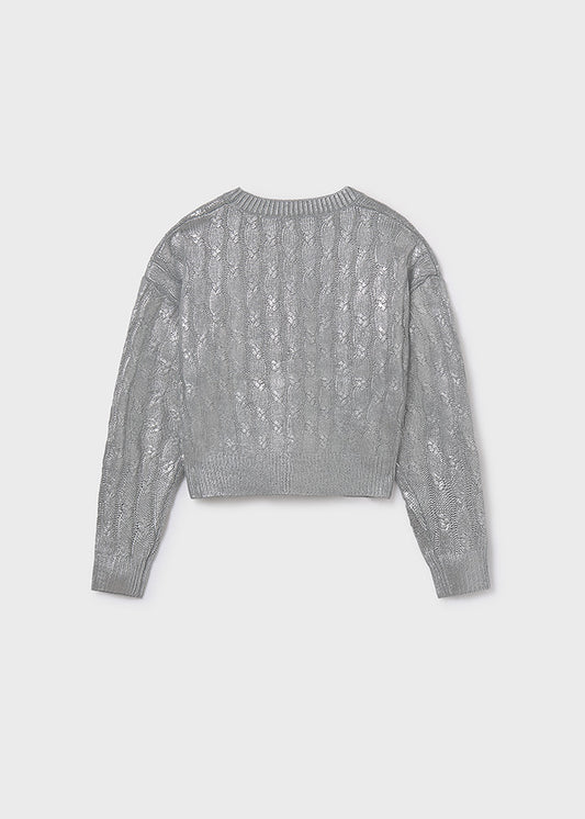 Maglione trecce ragazza Mayoral 7309