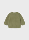 Cardigan girocollo in tricot per neonato Mayoral Newborn 2337