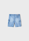 Bermuda jeans cargo per bambino Mayoral 3229