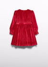 Abito velluto glitter bambina Abel&Lula 5528