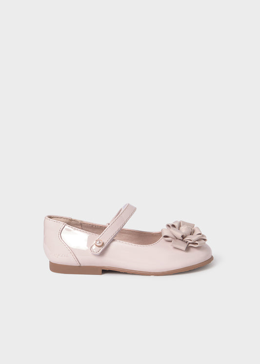 Ballerine vernice fiore bambina Mayoral 44470