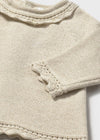 Completo short e collant in tricot per neonata Mayoral Newborn 2256